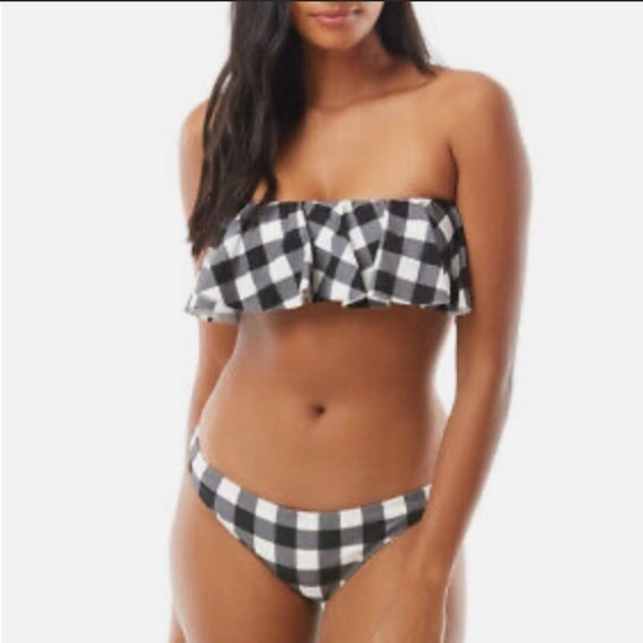 SALE! ♠️NWT: KATE SPADE✨ Ruffle Bandeau Bikini Set - Size Medium - Picture 13 of 15